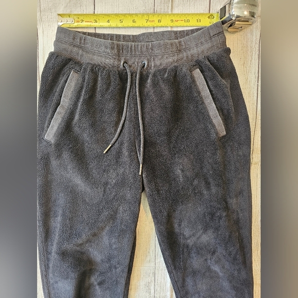 Athleta Size XS Recover Cozy Jogger Pull On Black Fleece w/ Pockets Super Warm! - Picture 8 of 10